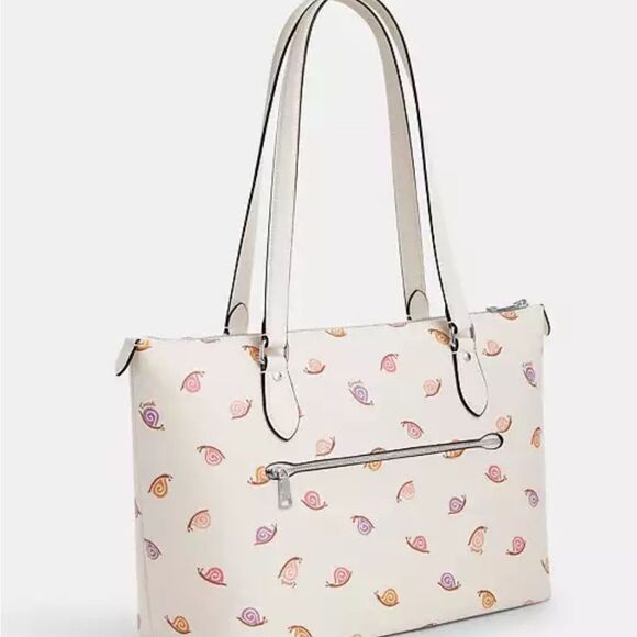 🔥🎁NWT! Coach Gallery Tote Handbag  with Snail Print Msrp:$378.00 - Picture 2 of 4